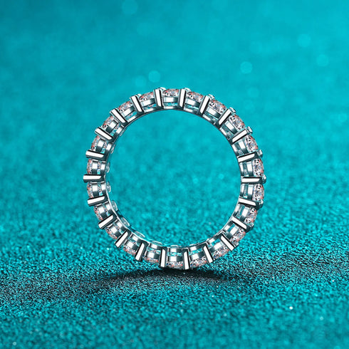 Eternity Moissanite Engagement Ring Ana - Jewelry